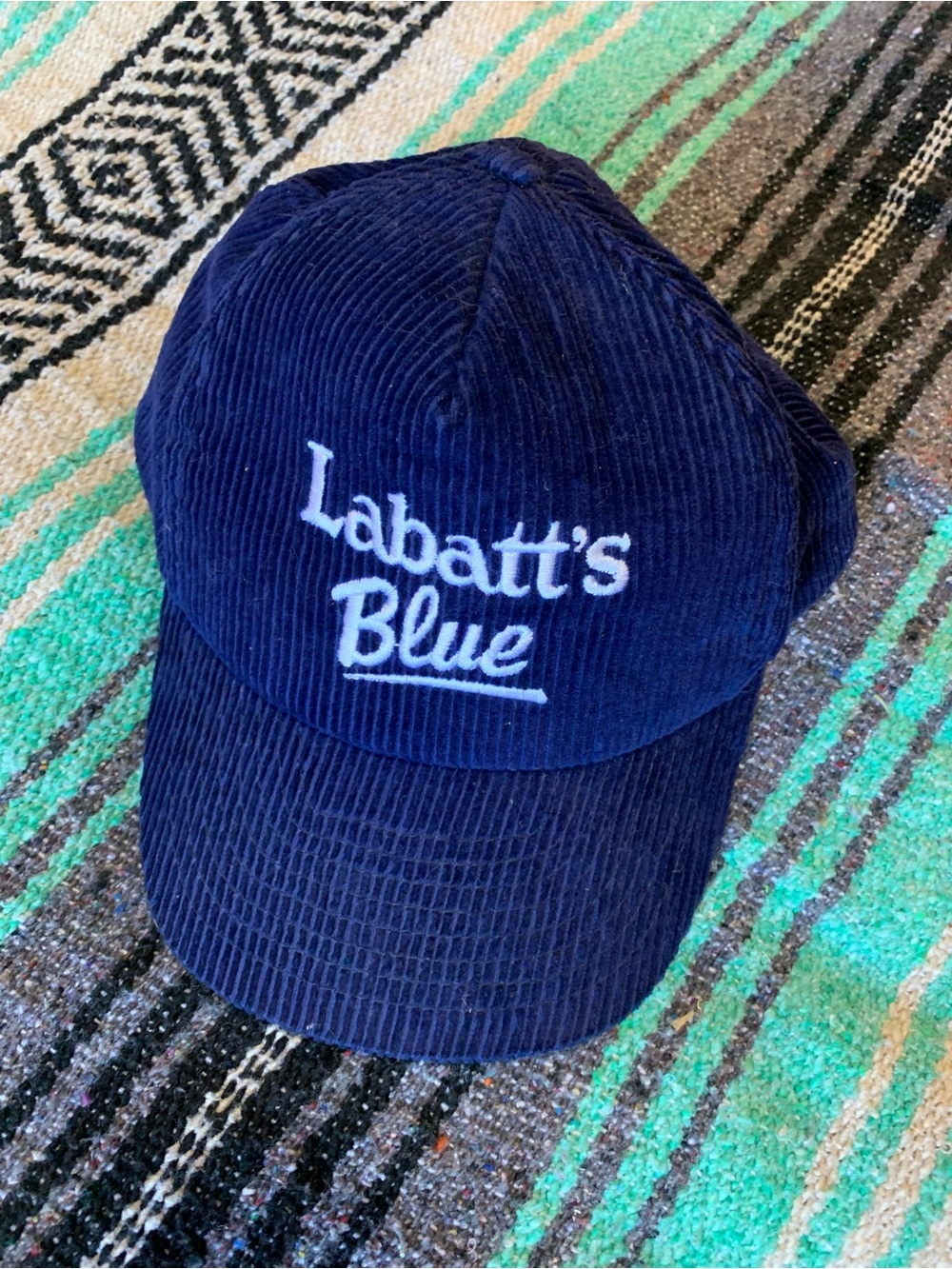 Wilson Corduroy Labatt's Blue Baseball Cap